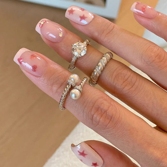 Opening Simple Twin Niche High-grade Light Rings