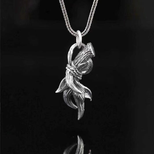 Men's Raw Fashion Boys Handsome Sweater Long Pendants