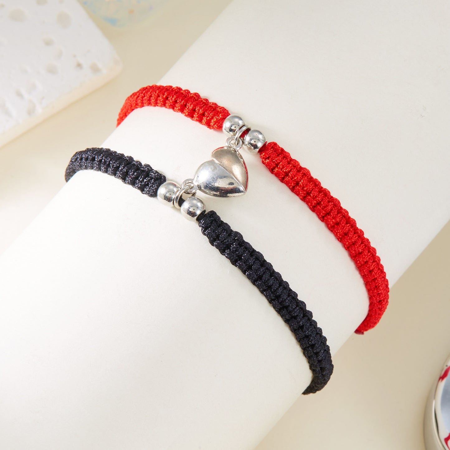 Women's & Men's Hand-woven Love Magnet Suction Package String Bracelets