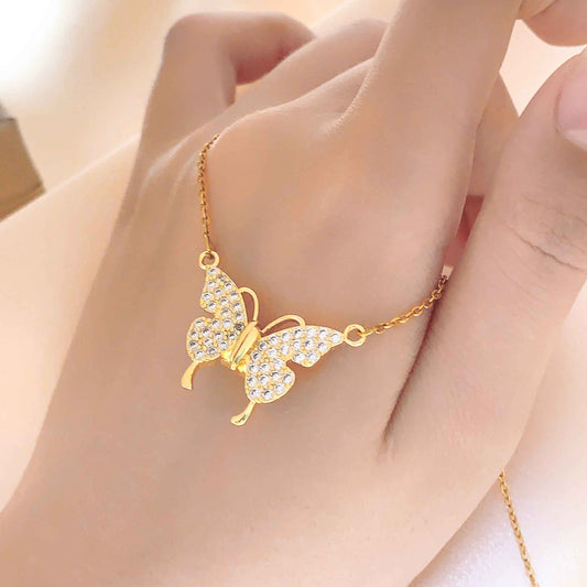 Butterfly Niche High-grade Magnetic Suction Light Luxury Necklaces