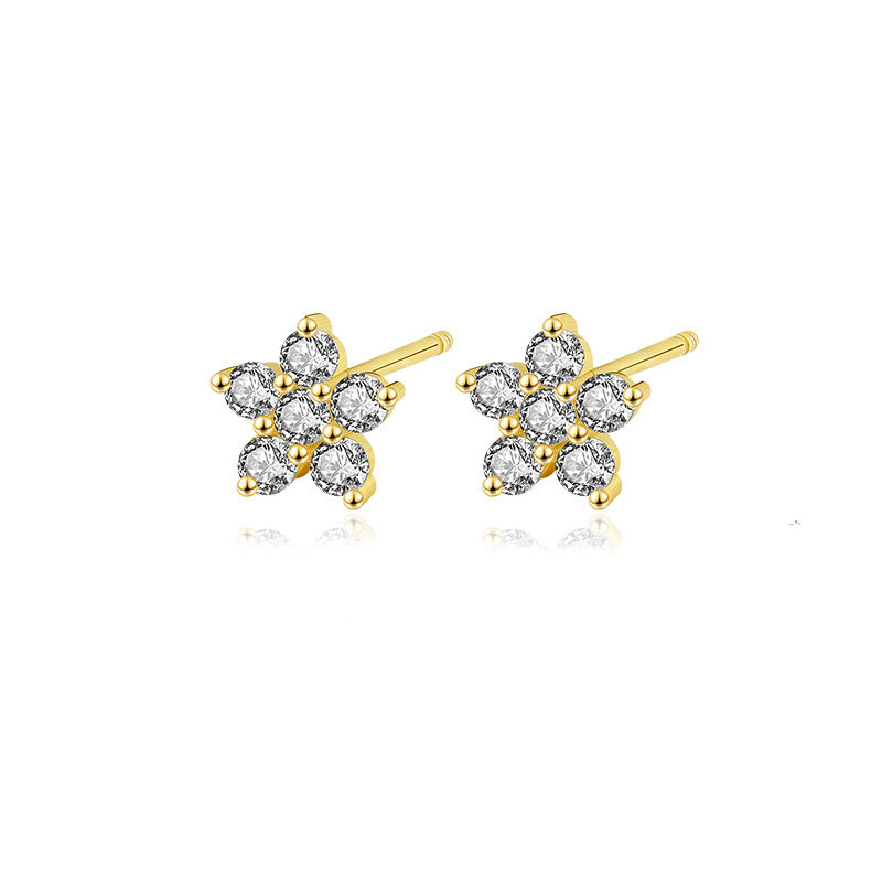 Sterling Sier Star Temperament Entry Lux Earrings