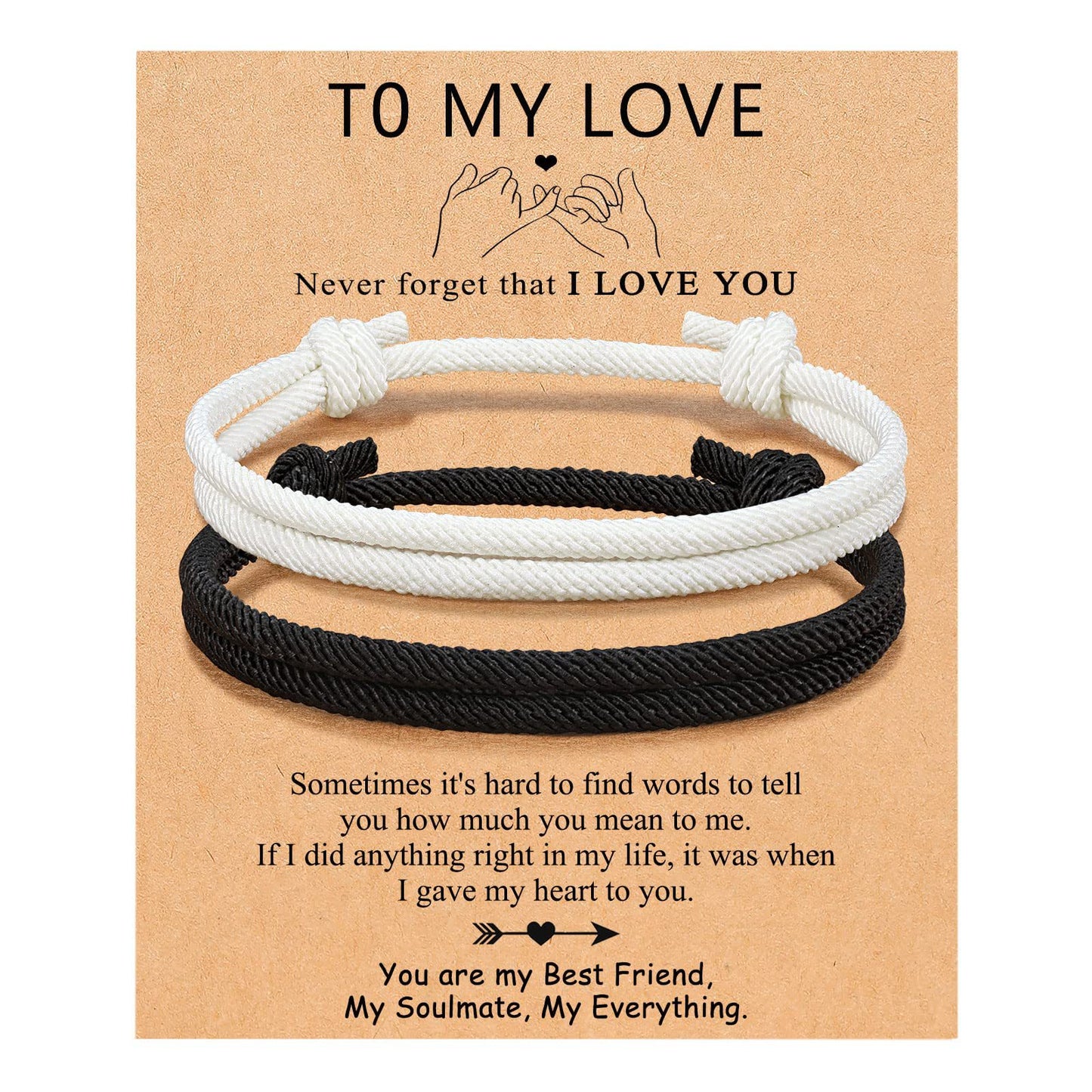 Strap Soul Mate Couple Valentine's Day Birthday Gift Bracelets