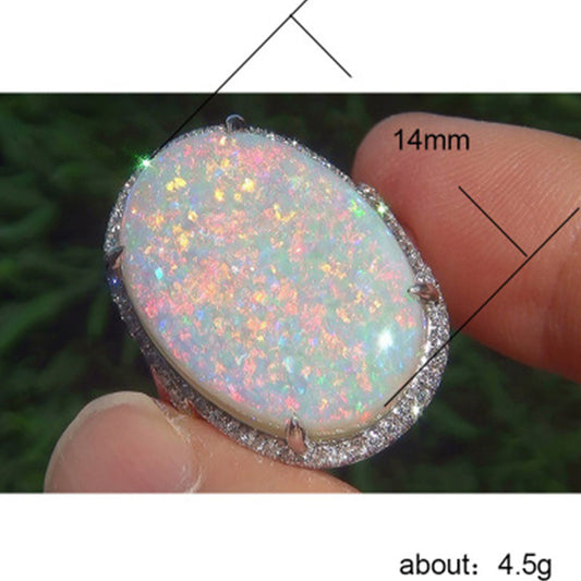 Women's Classic Opal Hand Jewelry Fashion Rings