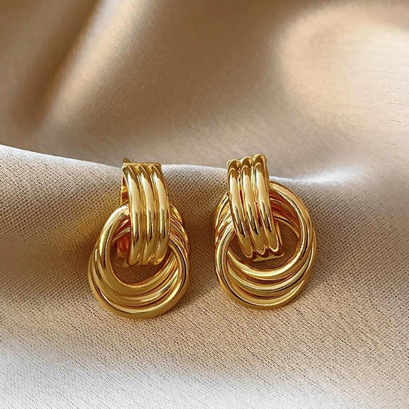 Women's Hoop Ear Summer Fashionable All Match Earrings