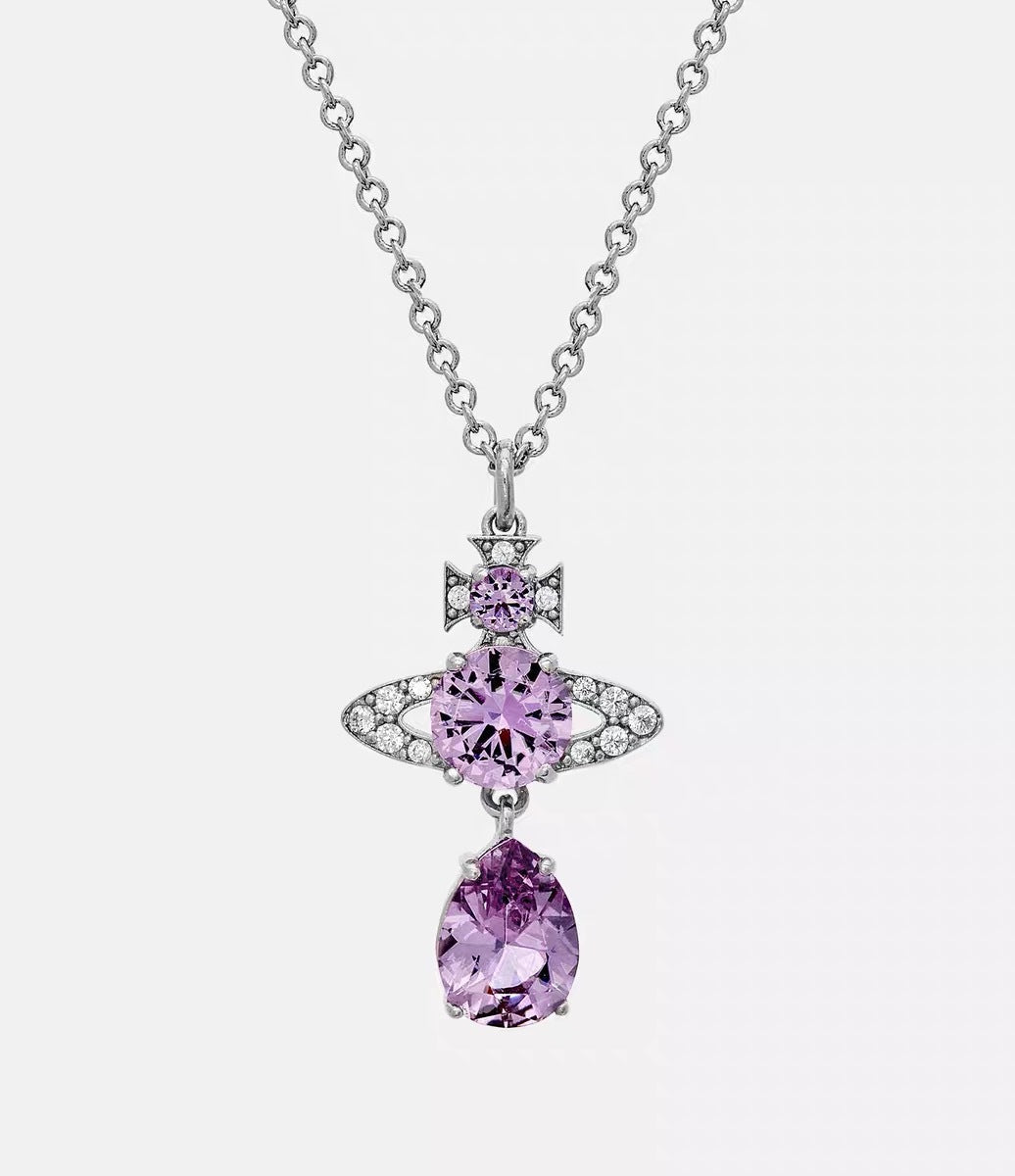 Women's Sterling Sier Classic Saturn Pearl Pin Necklaces