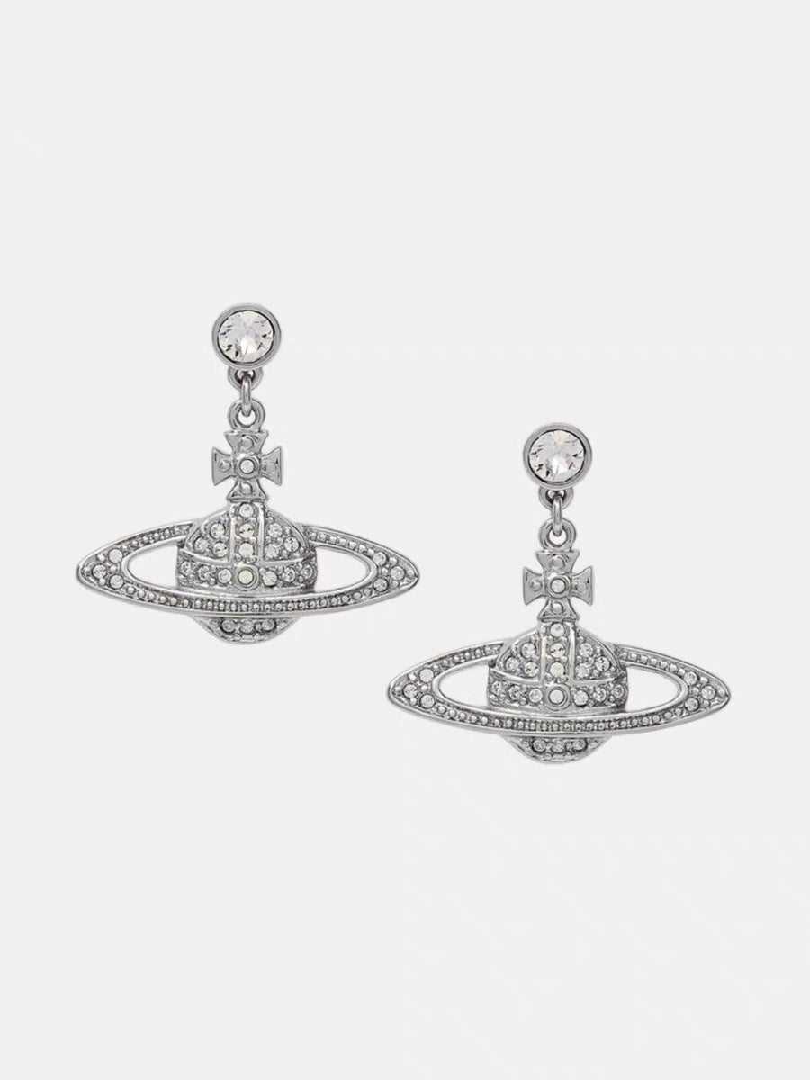 Women's Diamond Saturn Eardrops Cold Style Niche Earrings