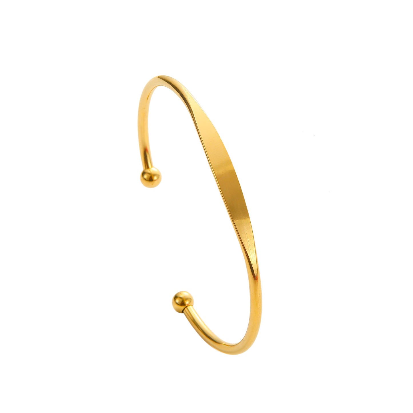 Titanium Steel Female High-grade Shaped Opening Light Bracelets