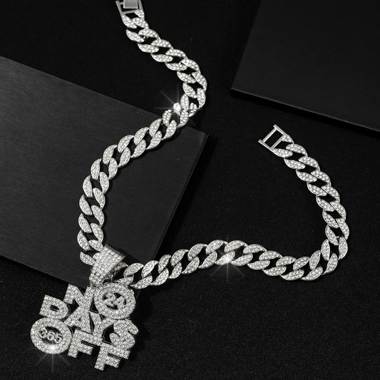 Fashion Alloy Hip Hop Cuban Link Chain Personality Necklaces