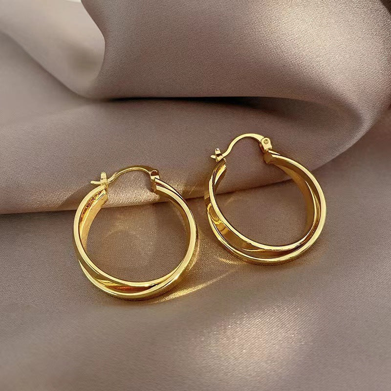 Graceful Autumn Delicate High-grade Personalized Fashion Earrings