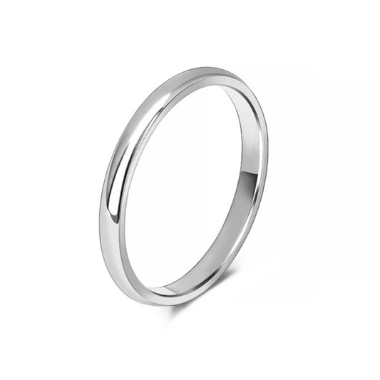 Women's Stainless Steel Simple Couple Fashion Rings