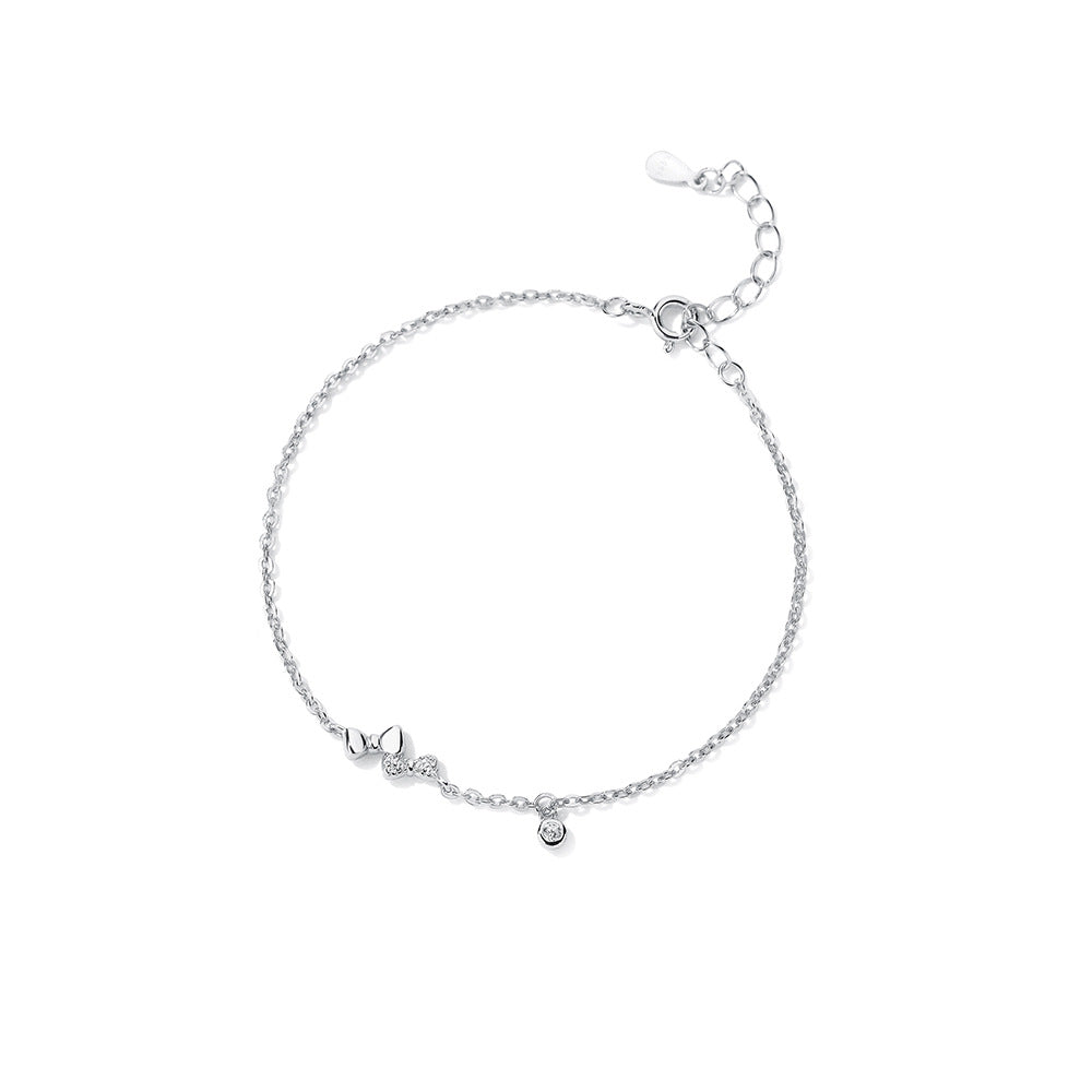 Women's Bow Sterling Sier Light Luxury Minority Bracelets