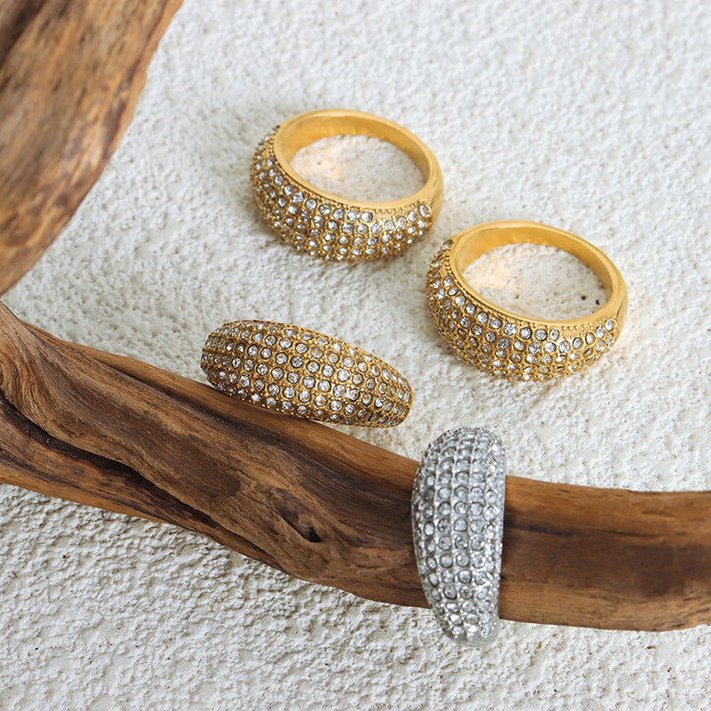 Niche Bag Elegant Personalized Light Luxury Starry Sky Rings