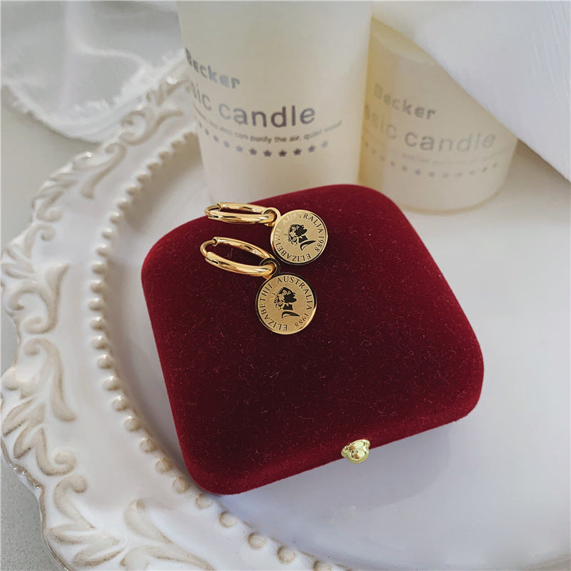 Affordable Luxury Fashion Personality Square Rose Earrings