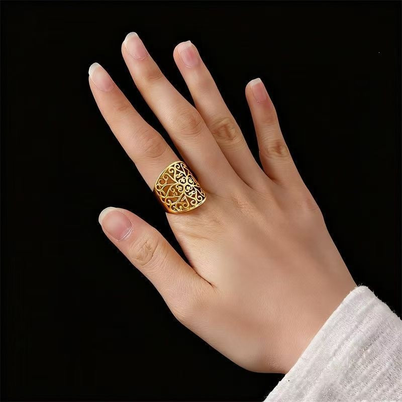 Korean Artistic Adjustable Index Finger Little Rings
