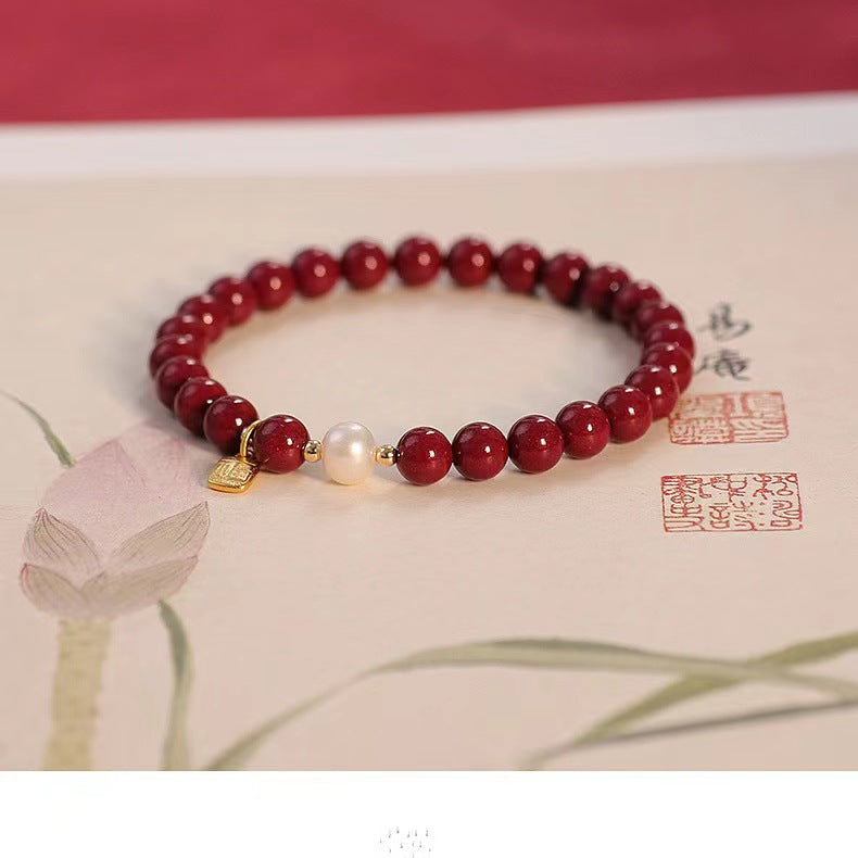 Women's & Men's Cinnabar Red Lucky Fortune For Life Safe Bracelets