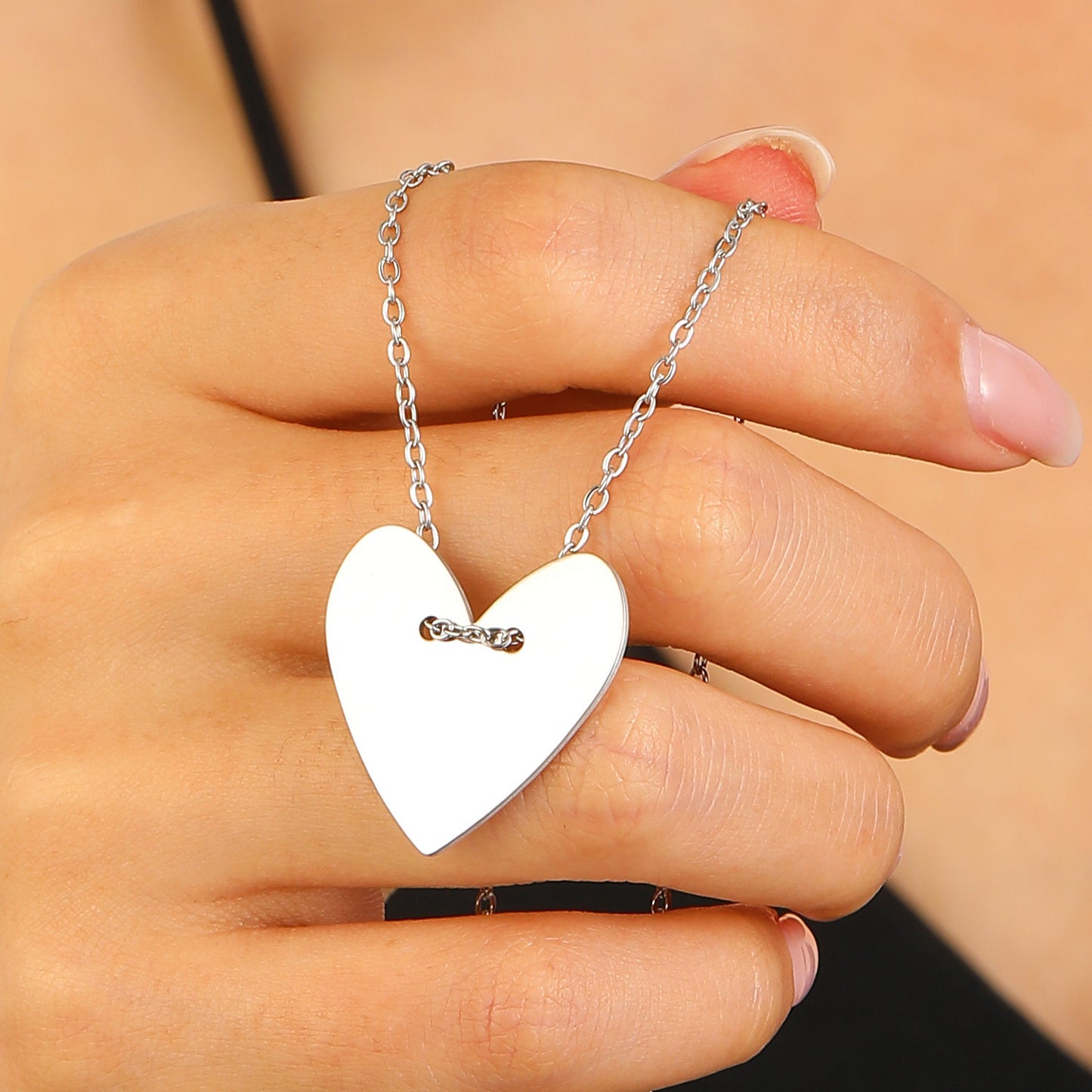 Women's Drop Flower Stainless Steel High-grade Cold Style Necklace