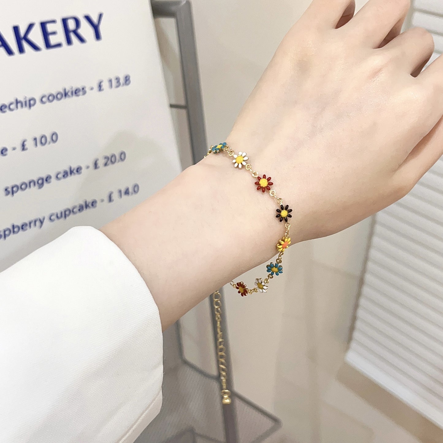 Women's Colorful Niche Fresh Daisy Flower Style Color Necklace