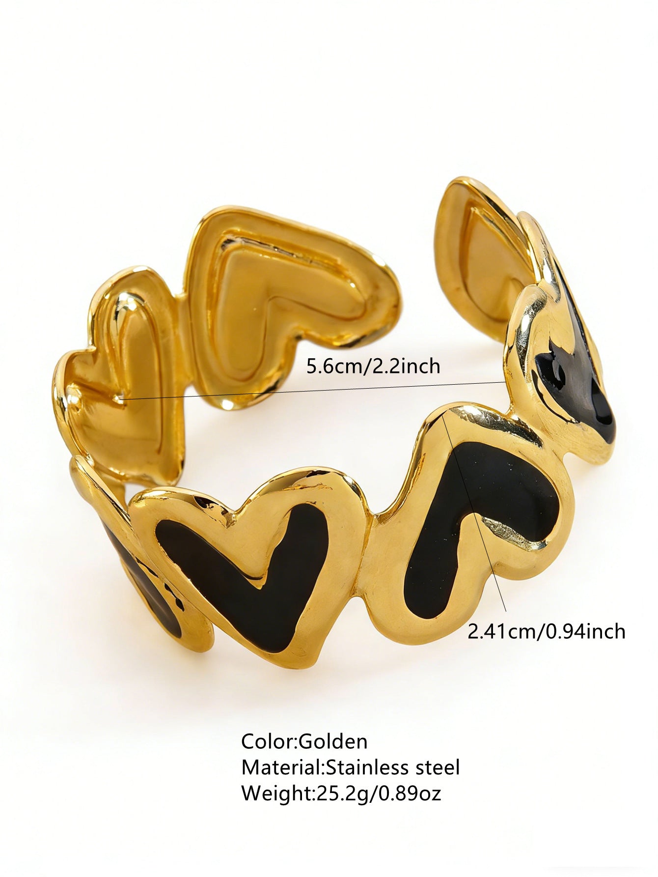 Steel Oil Dripping Cherry Special Interest Light Luxury Flowers Openings Bracelet