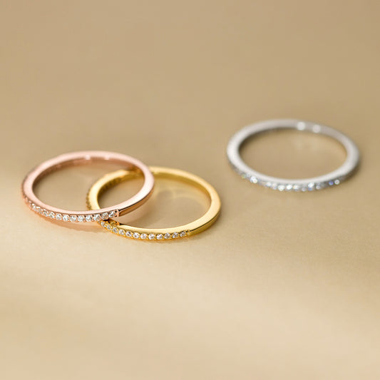 Sweet Style Niche Design Gang Drill Rings