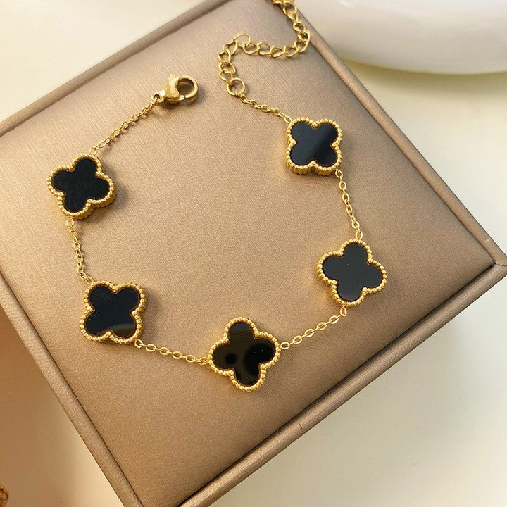 Source Asia Colorful Lucky Four-leaf Clover Can Match Bracelets