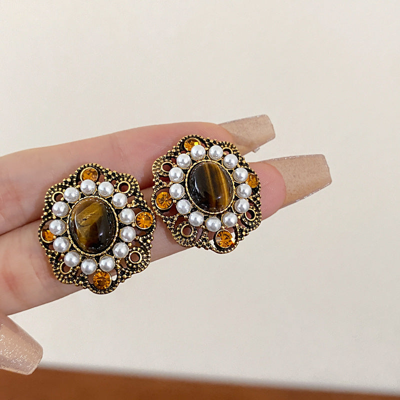 Brown High-grade Graceful Fashionable Retro High Rings