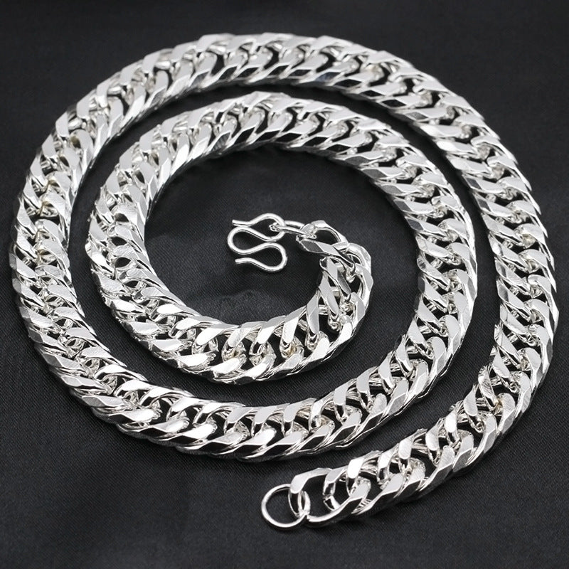 Men's Plated Trendy Dragon Cloth Pattern Imitation Necklaces