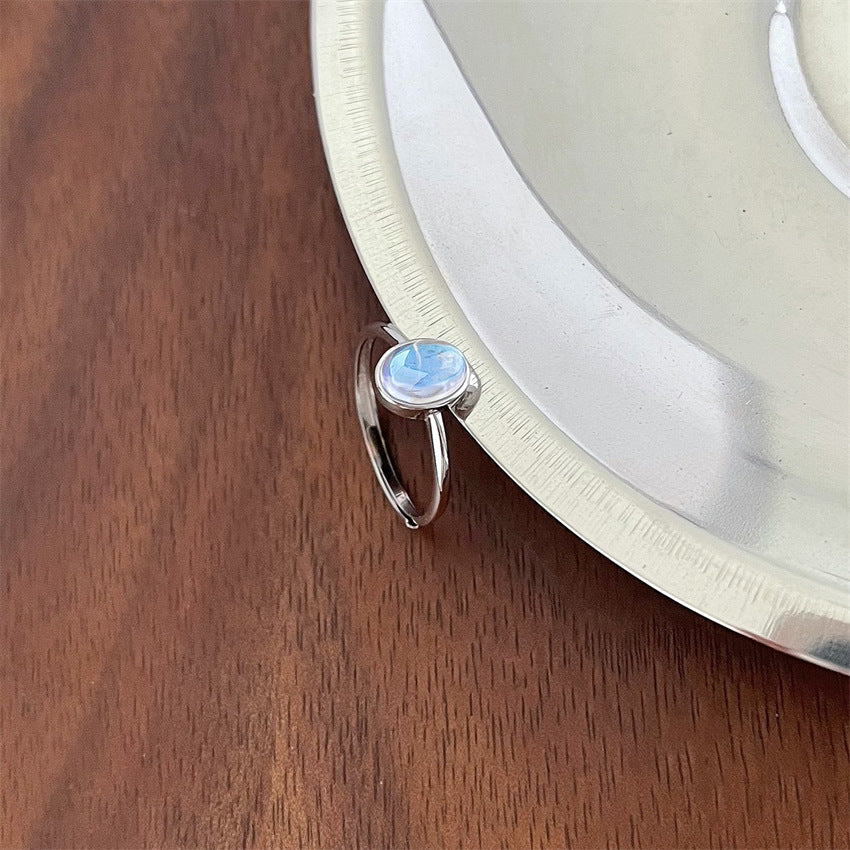 Women's Sterling Sier Style Niche High-grade Light Rings