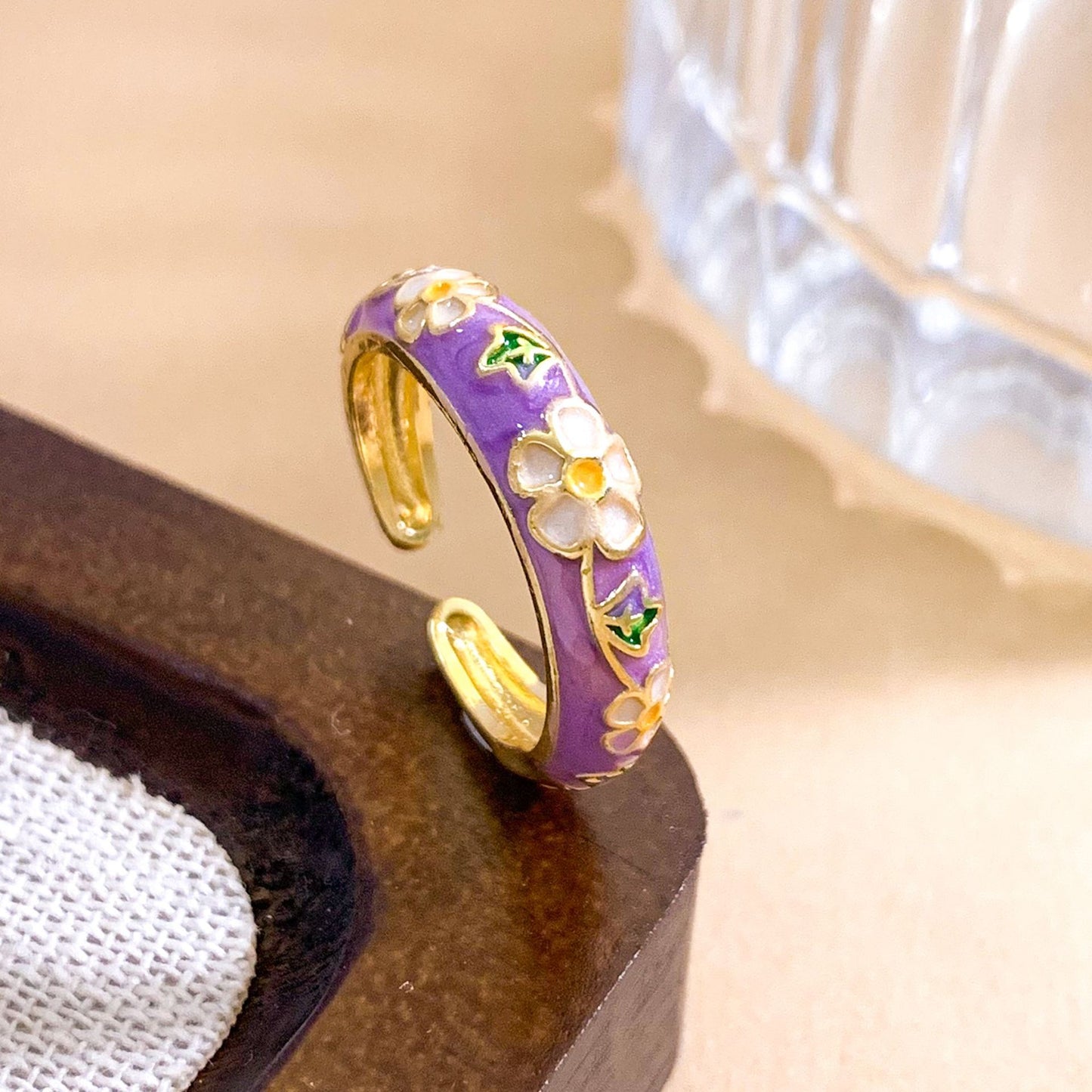Flower Elegance Retro Fashion Design Sense Exquisite Rings