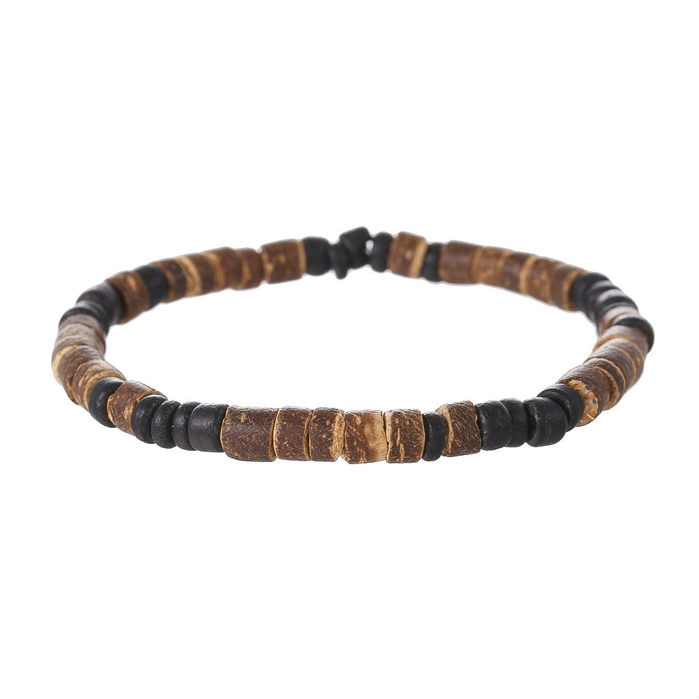 Men's Turquoise Wooden Bead Trendy Fashion Joker Bracelets