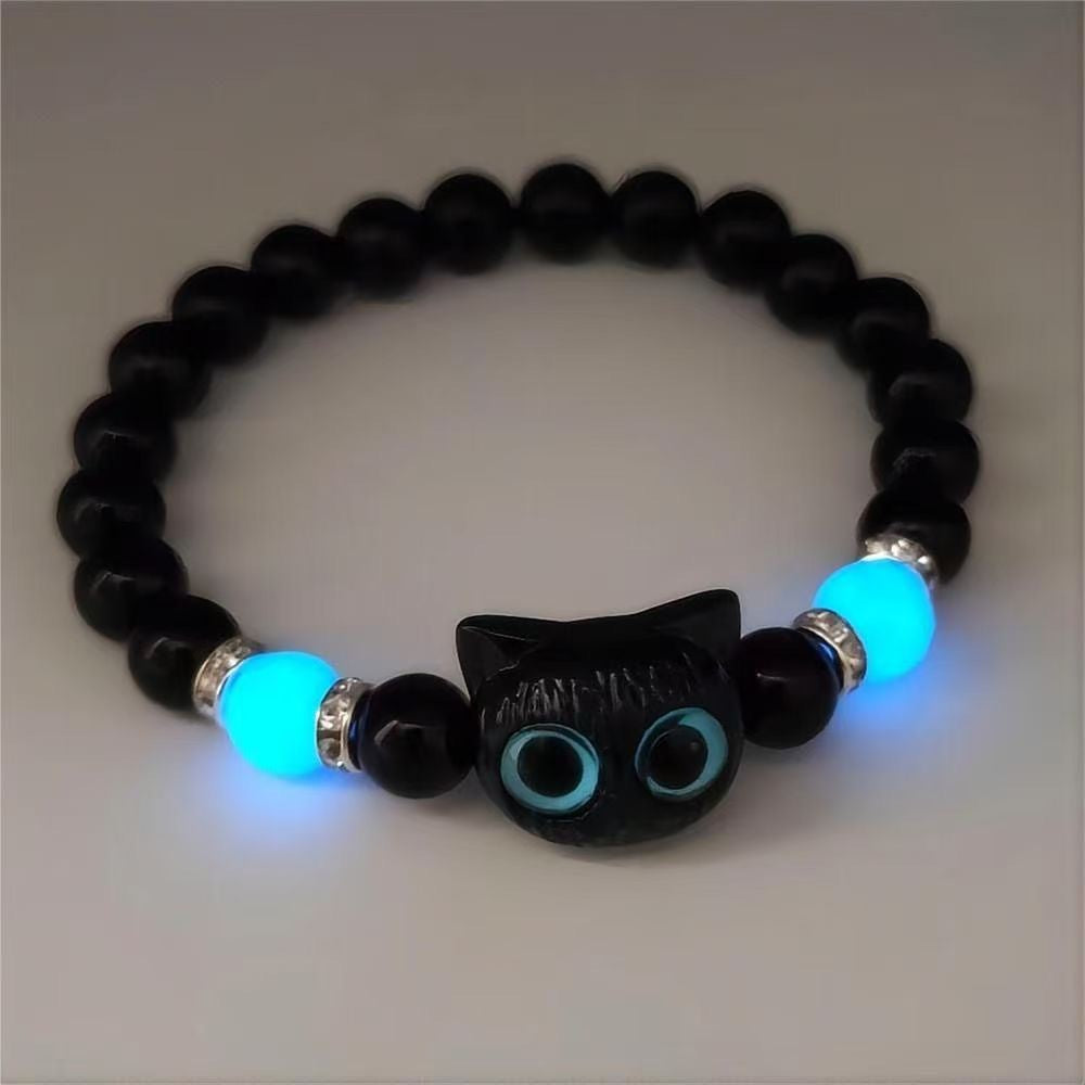 Luminous Cat Niche Girlfriends Handmade Girlfriend Good-looking Bracelet