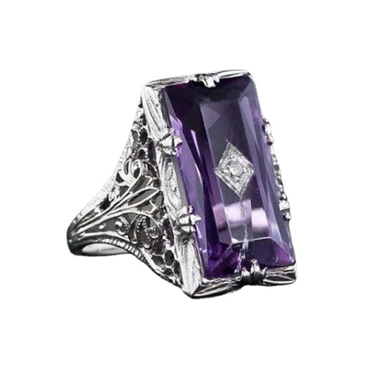 Women's Ornament Zircon Creative Hollowed Fashion Jewelry Rings