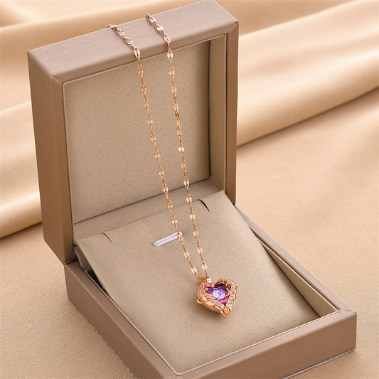 Women's Of The Ocean Love Color Water Necklaces