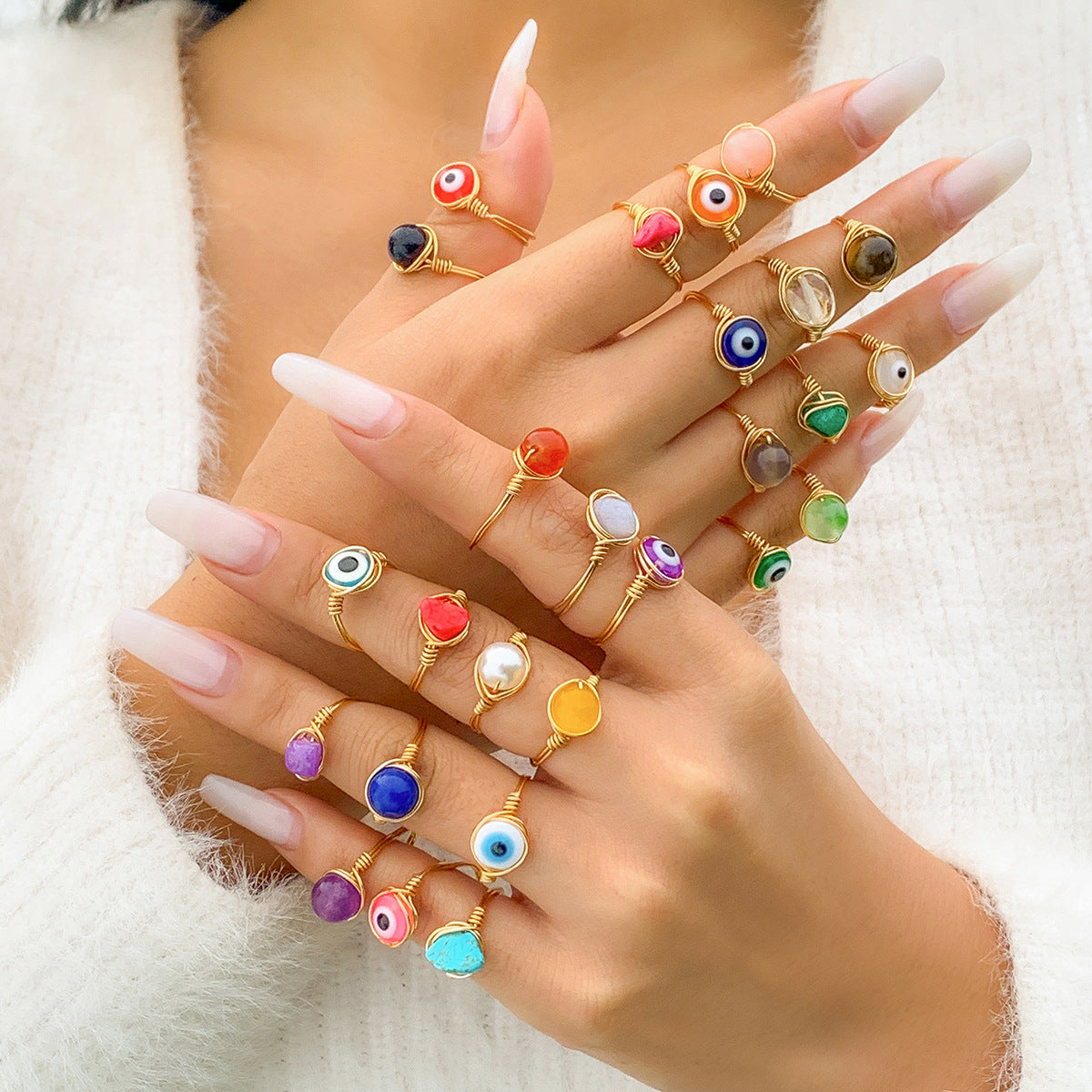 Ornament Retro Aloofness Style Hip Hop Cool Knuckle Niche Rings
