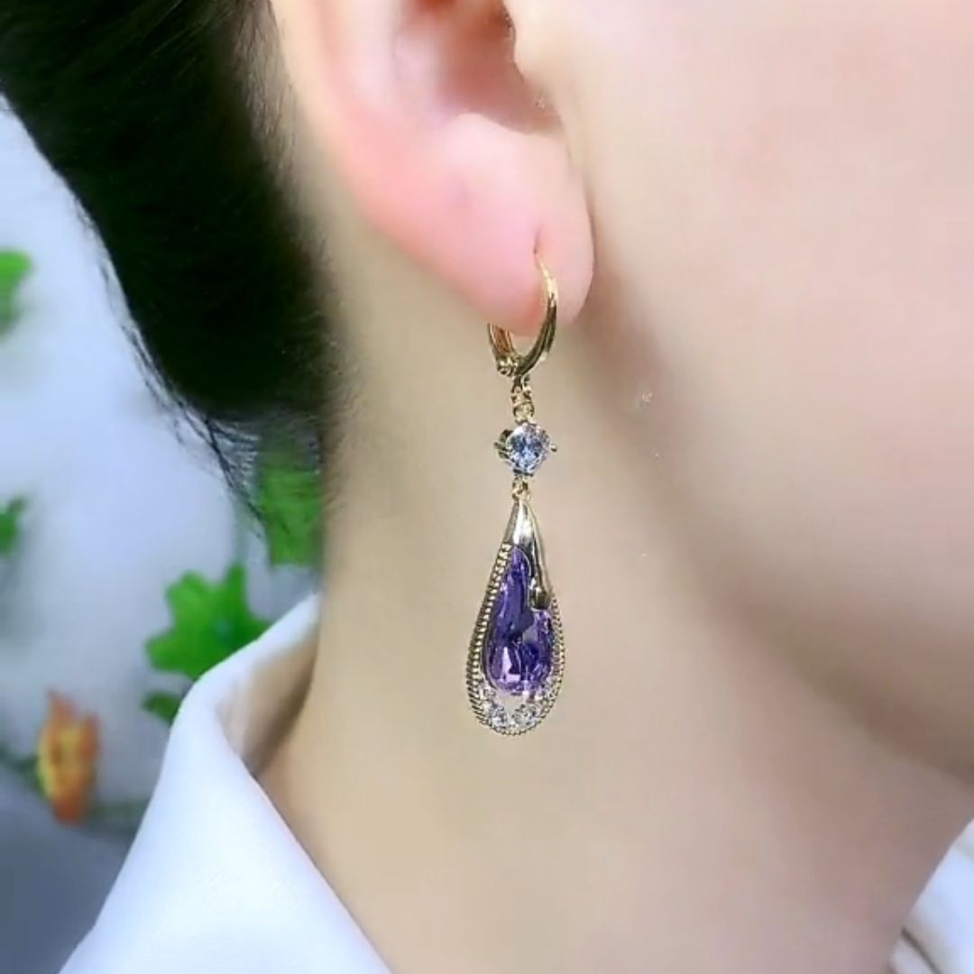 Women's Droplet Ear Clip Simple Fashion Design Earrings