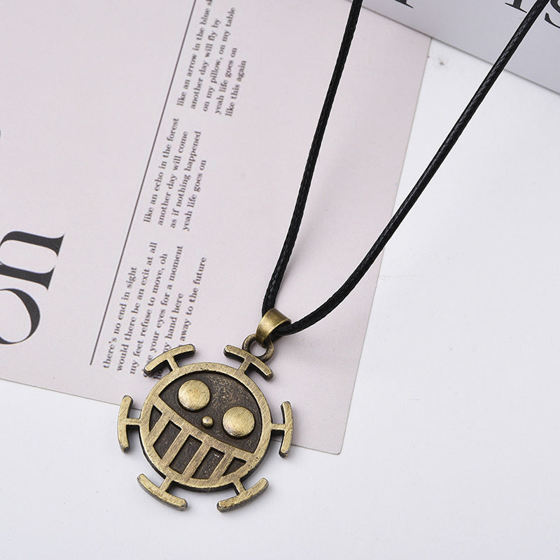 One Piece Cartoon Characters Straw Hat Luo Necklaces