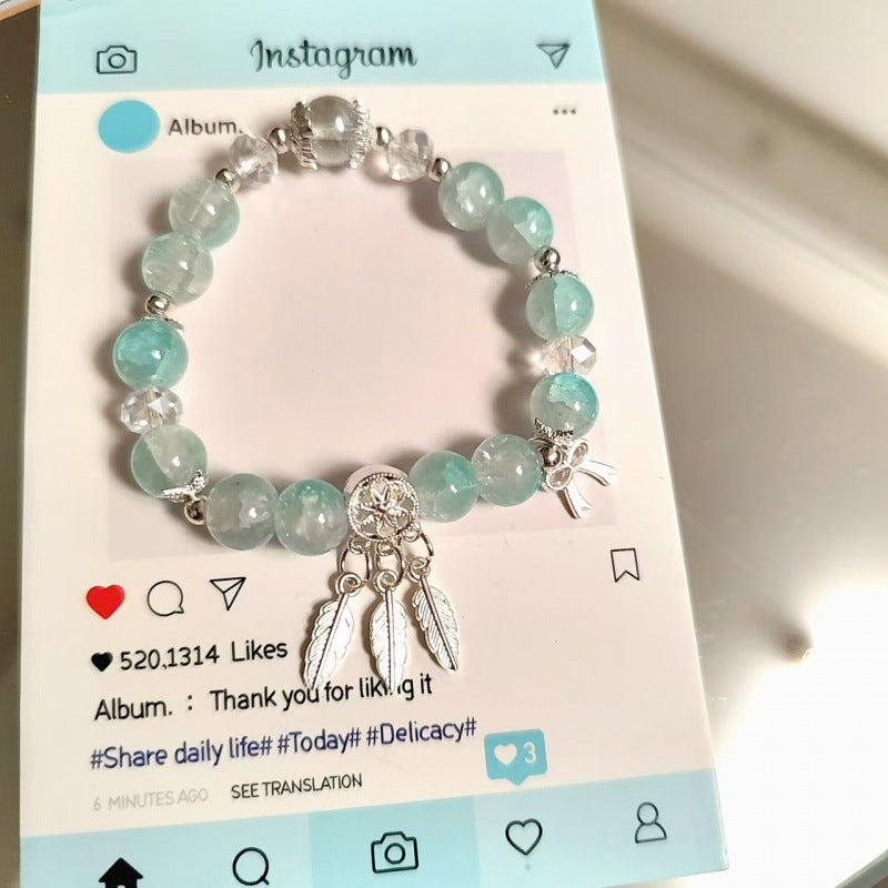 Moon Glazed Female Design Simple High Sense Versatile Bracelet
