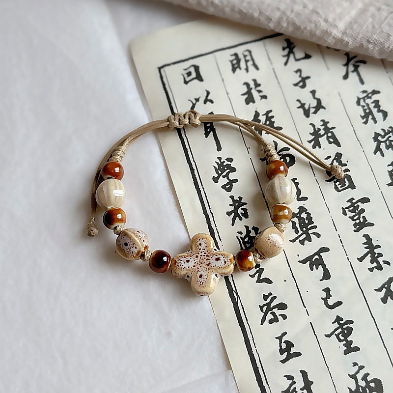 Women's Woven High-grade Chinese Artistic Girlfriends Mori Bracelets