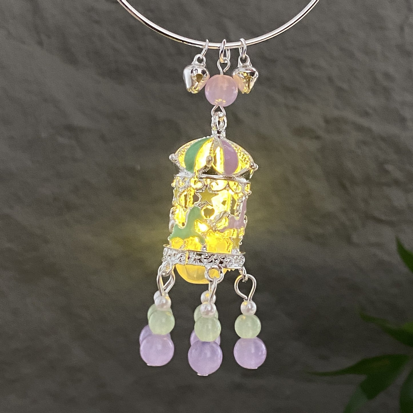 Lantern Luminous Palace Style With Light Antique Daily Han Bracelet