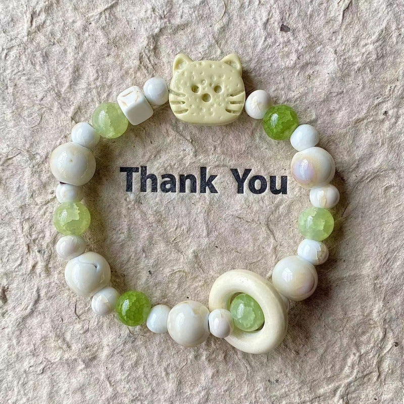 Moon Glazed Female Design Simple High Sense Versatile Bracelet
