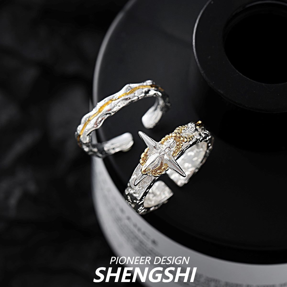 Women's Retro High-grade Light Luxury Sweet Cool Rings