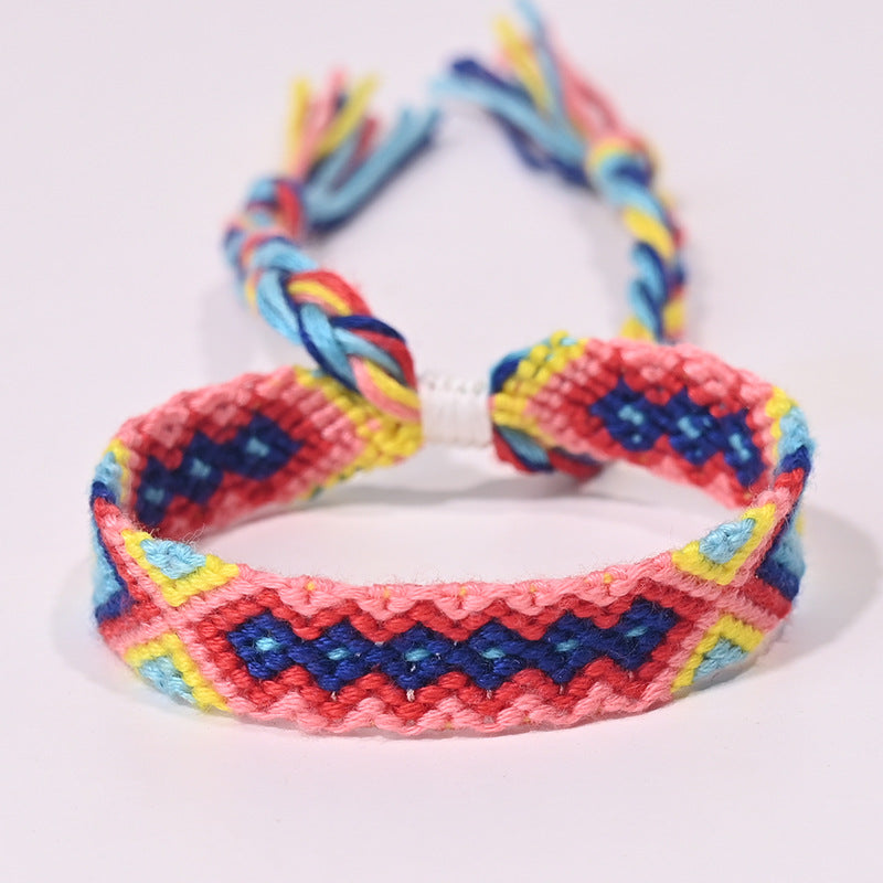 Stepped Into Nepal Ethnic Style Hand-knitted Bracelets