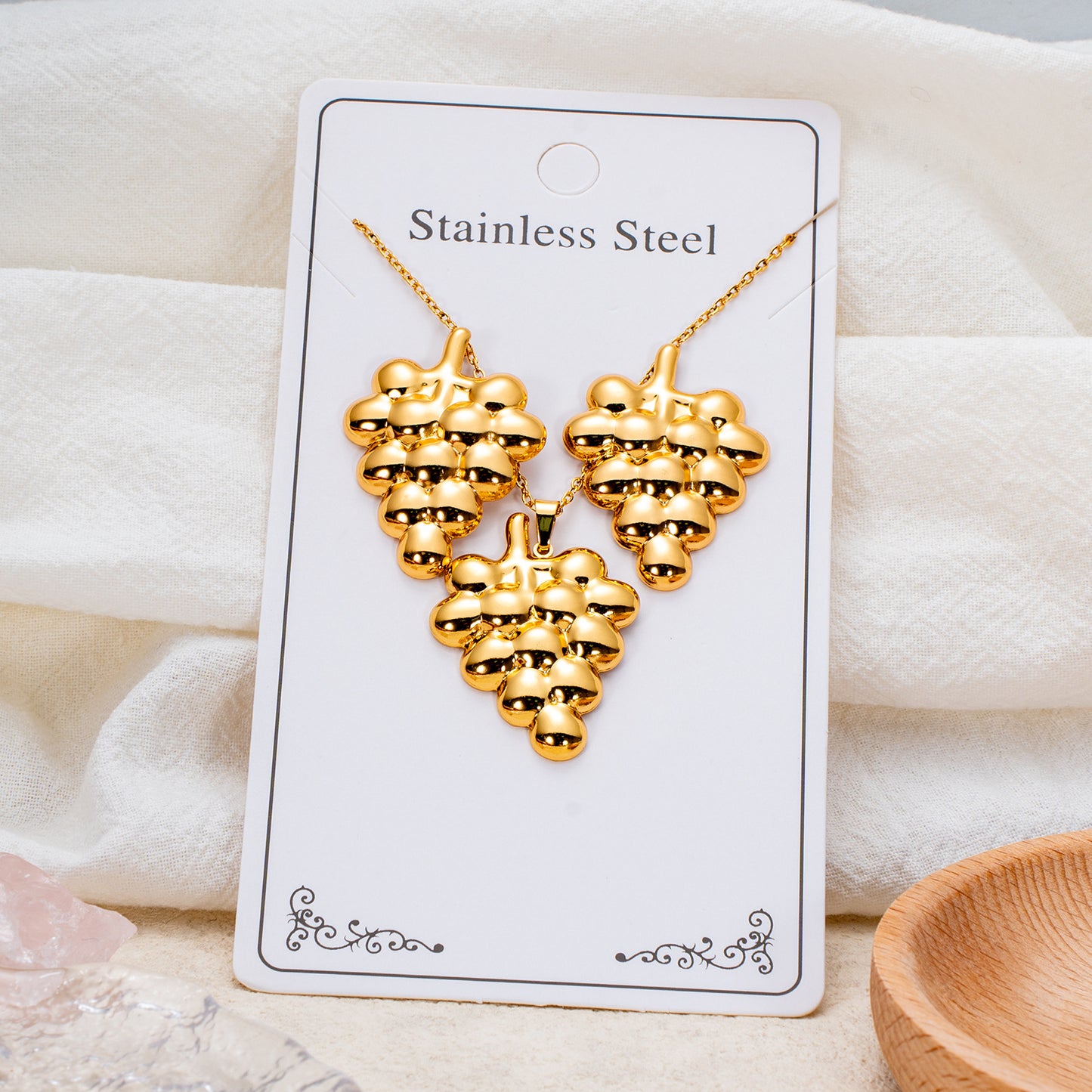 Best-selling Fashion Personality Stainless Steel Variety Of Jewelry Set