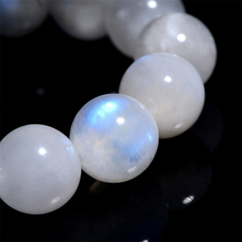 Crystal Natural Blue Moonlight Ball White Bracelets