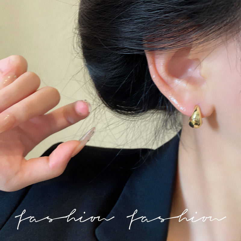 Drop Simple Ear Clip Female Korean Earrings