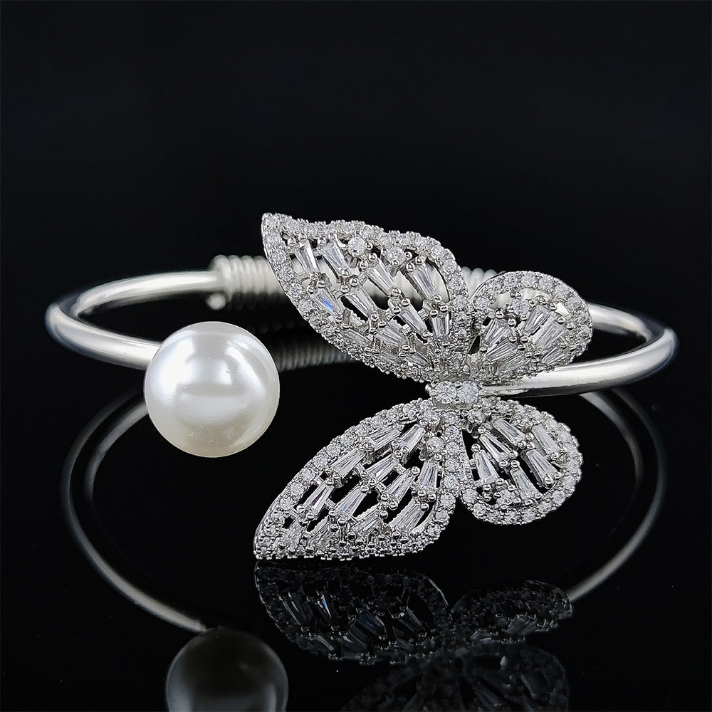 Irregular Opening Adjustable Personality Light Luxury Design Bracelet