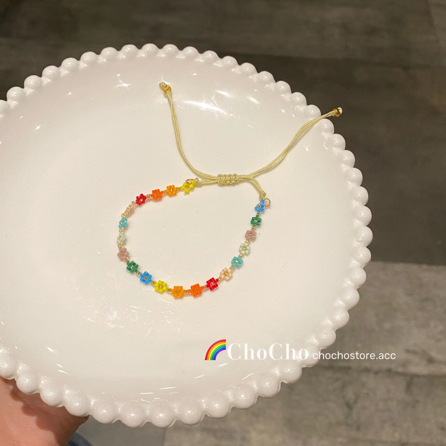 Summer Rainbow Color Dopamine Wear Design High-grade Personality Girlfriends Bracelets