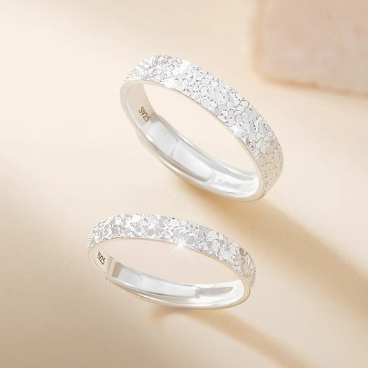 Women's & Men's Sterling Sier Mush Ice Couple One Bracelets