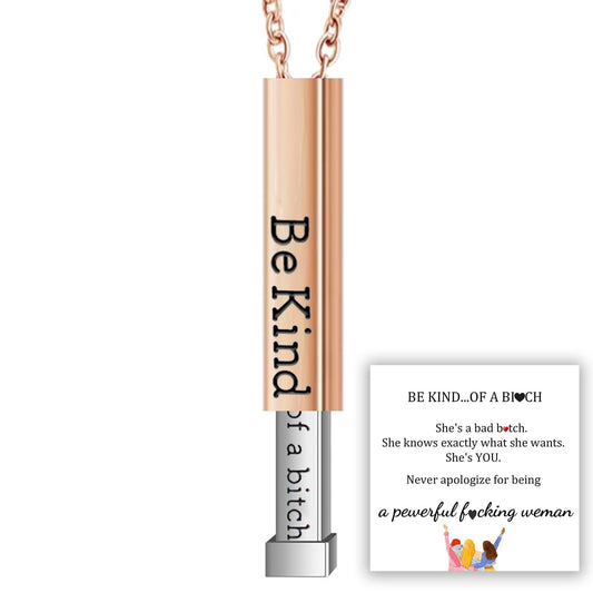 Innovative Doll Carved Telescopic Three-dimensional Stick Necklaces
