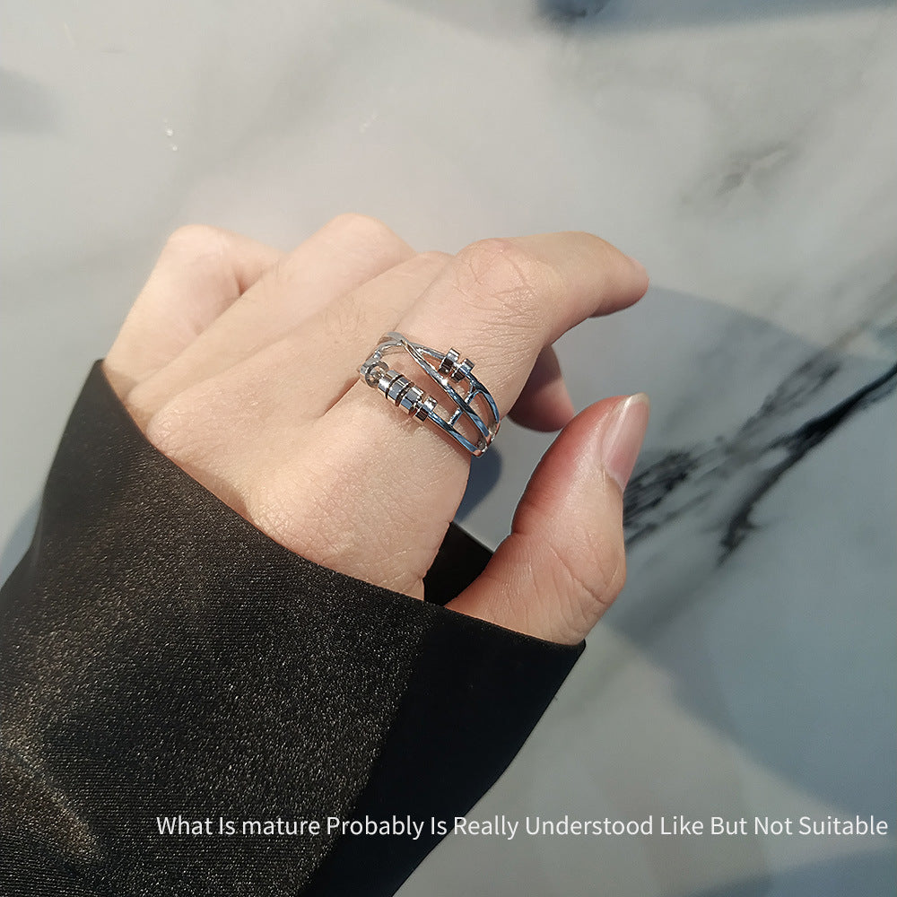 Spinning Creative Three Smart Index Finger Rings