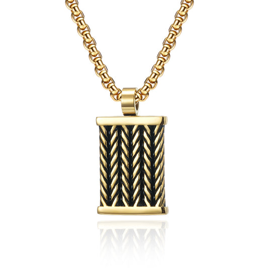 Men's Twist Series With Jewelry Light Luxury Pendants